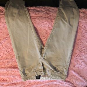 Stretchy khaki pants